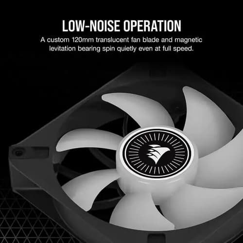 Corsair iCUE ML120 RGB Elite 120mm Cabinet Fan (Single Pack)